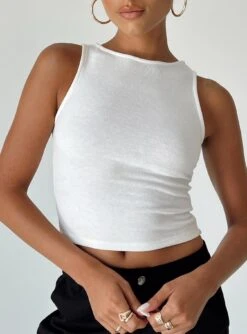 Princess Polly Shaina Top Ivory