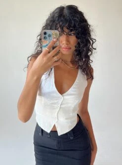 Princess Polly Kenan Top White