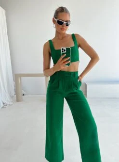 Princess Polly Huxley Set Green