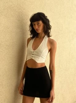 Princess Polly Selby Mini Skirt Black -Princess Polly Shop 0 modelinfo natalializgr us2