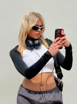 Princess Polly Kiora Bolero Top Black