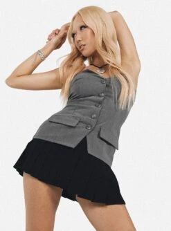 Princess Polly Vanimo Mini Skirt Black