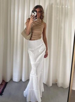 Princess Polly Raven Mid Rise Maxi Skirt White -Princess Polly Shop 0 651ca556 21c2 4c3f 993b 1cdfbaad5e3a