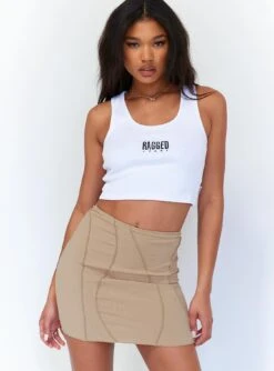 Princess Polly Rhiana Mini Skirt Brown