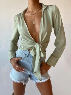 Princess Polly Gonzalo Shirt Green