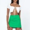 Princess Polly Kariss Mini Skirt Green