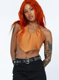 Princess Polly Odilia Top Orange