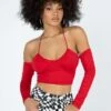 Princess Polly St Eden Top Red