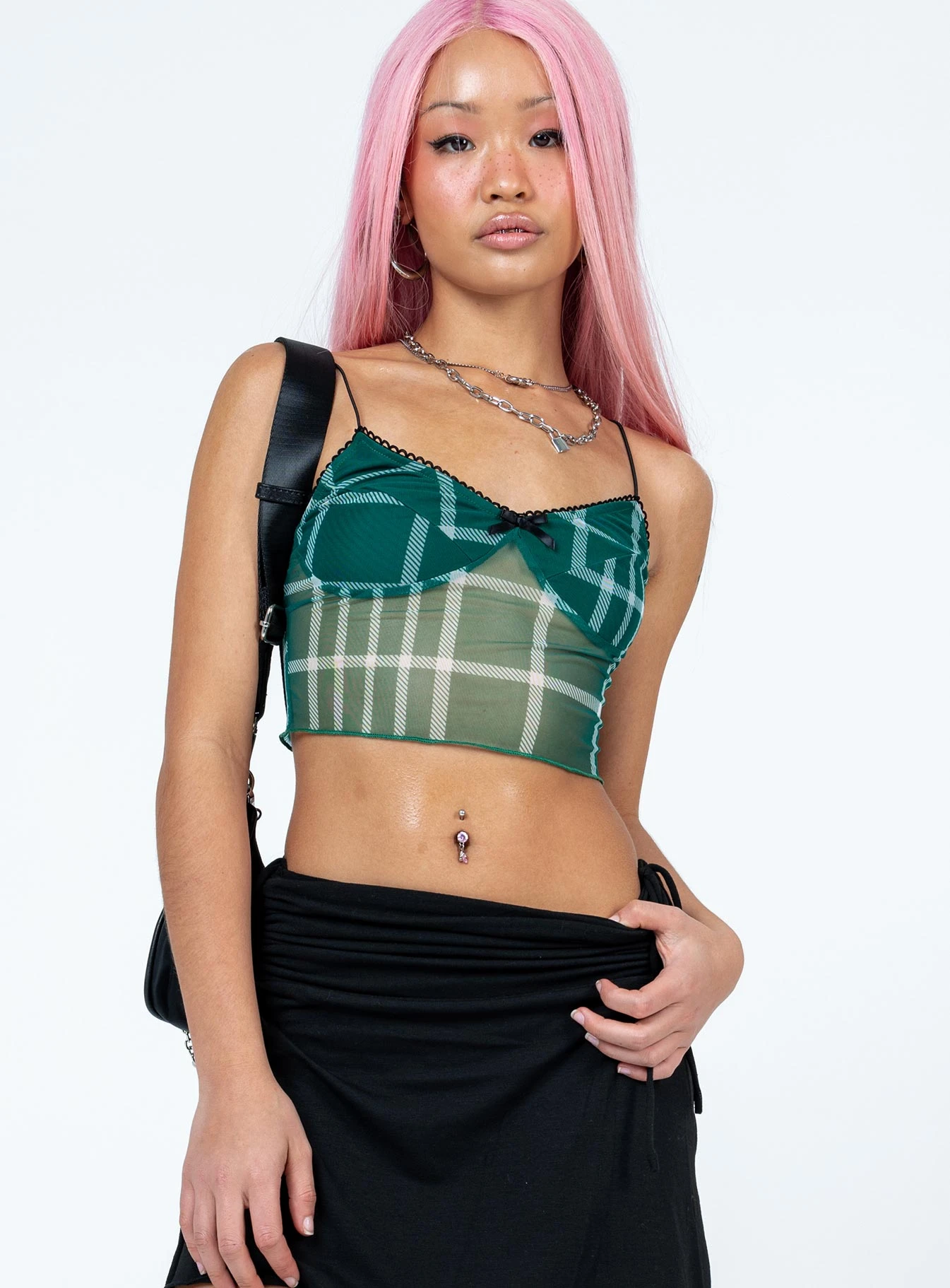 Princess Polly Glenwood Top Green 1 Princess Polly Glenwood Top Green