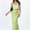Princess Polly Delilah Maxi Skirt Green