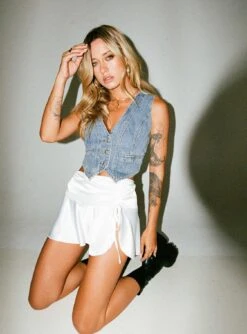 Gibbs Mini Skirt White