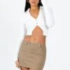 Princess Polly Josephine Mini Skirt Beige