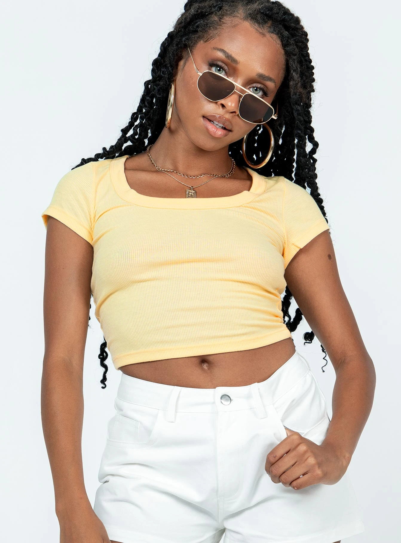 Princess Polly Kerri Top Cream 1 Princess Polly Kerri Top Cream