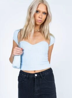 Princess Polly Alima Top Blue