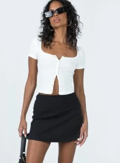 Banksia Mini Skirt Black