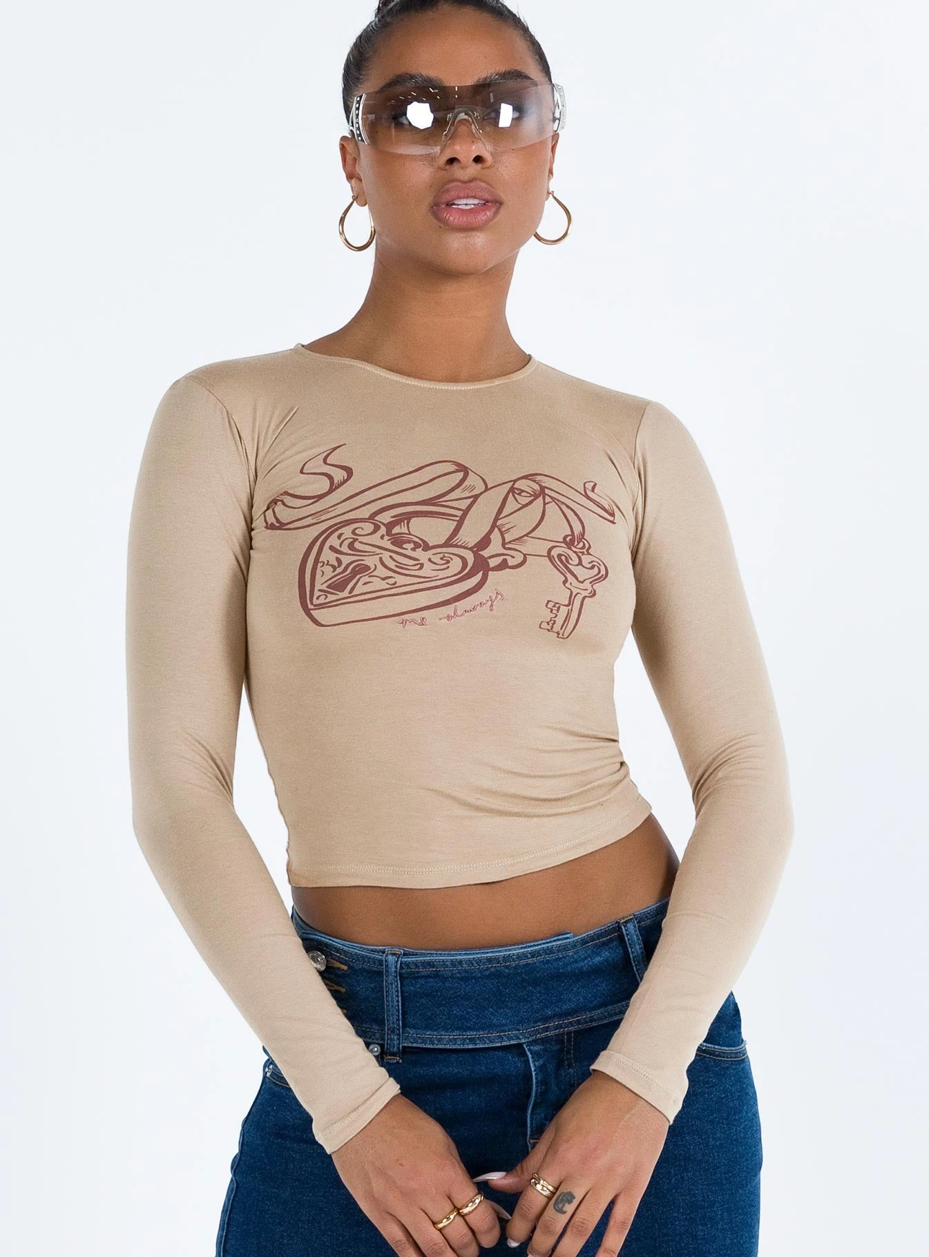 Motel Bonja Top Dove Beige 2 Motel Bonja Top Dove Beige - Image 2