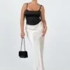 Princess Polly Haley Maxi Skirt Champagne