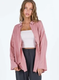 Princess Polly Callie Shirt Pink