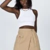 Princess Polly Fade Mini Skirt Beige