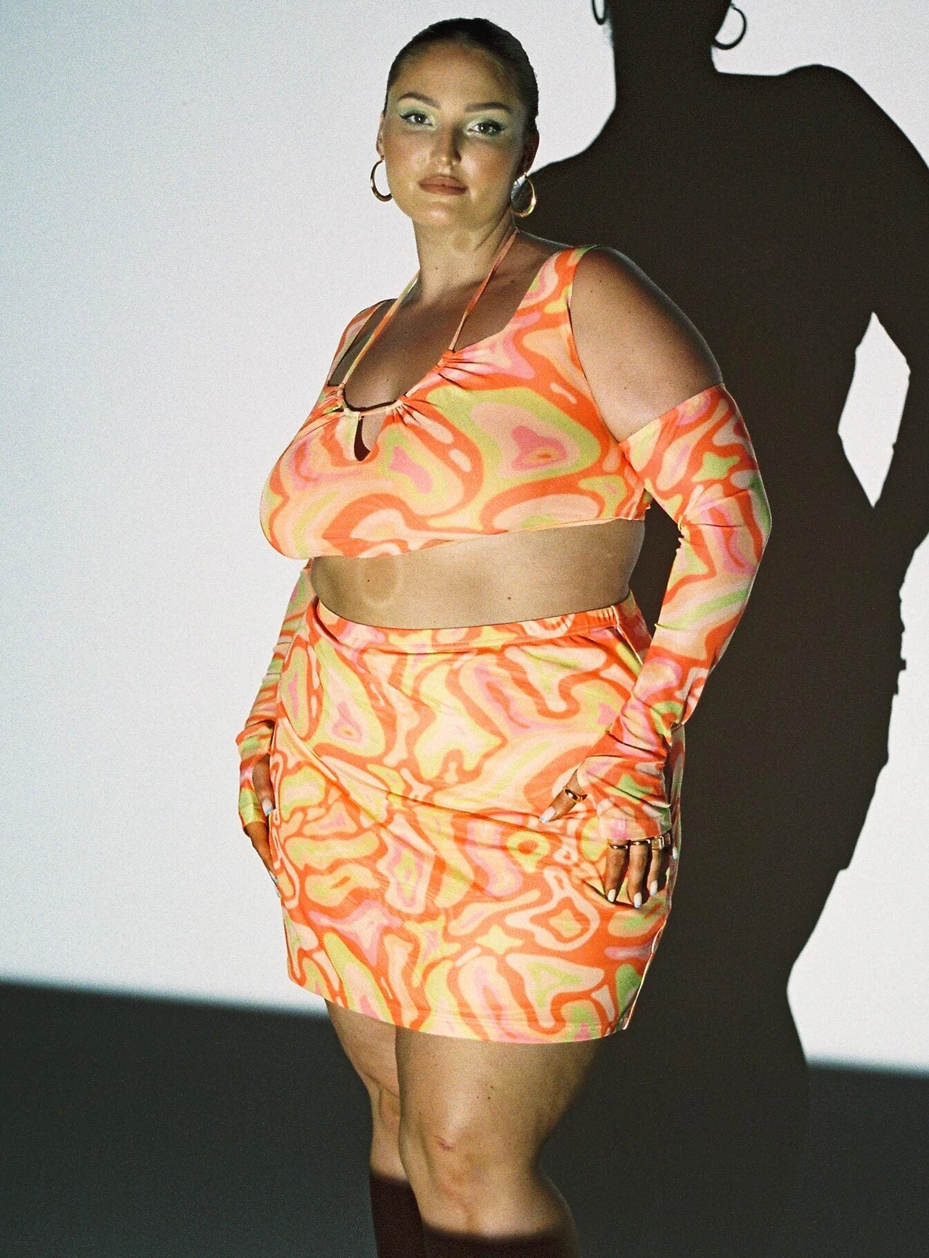 Balanced Mini Skirt Multi Curve 1 Balanced Mini Skirt Multi Curve