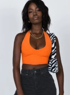 Princess Polly Cayley Top Orange -Princess Polly Shop 1 669e25b6 c95b 4724 818d b9779ea57e19