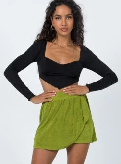 Princess Polly Eithan Mini Skirt Green -Princess Polly Shop 1 74a5ca57 eab4 489a 8337 b6a0347d03d7