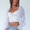 Princess Polly Lusiana Long Sleeve Top White