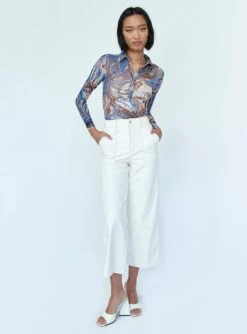 Princess Polly Rosalyn Bodysuit Blue / Brown -Princess Polly Shop 2 modelinfo Cindy US2 777f59ad b03e 4639 9b91 3e18630525e6