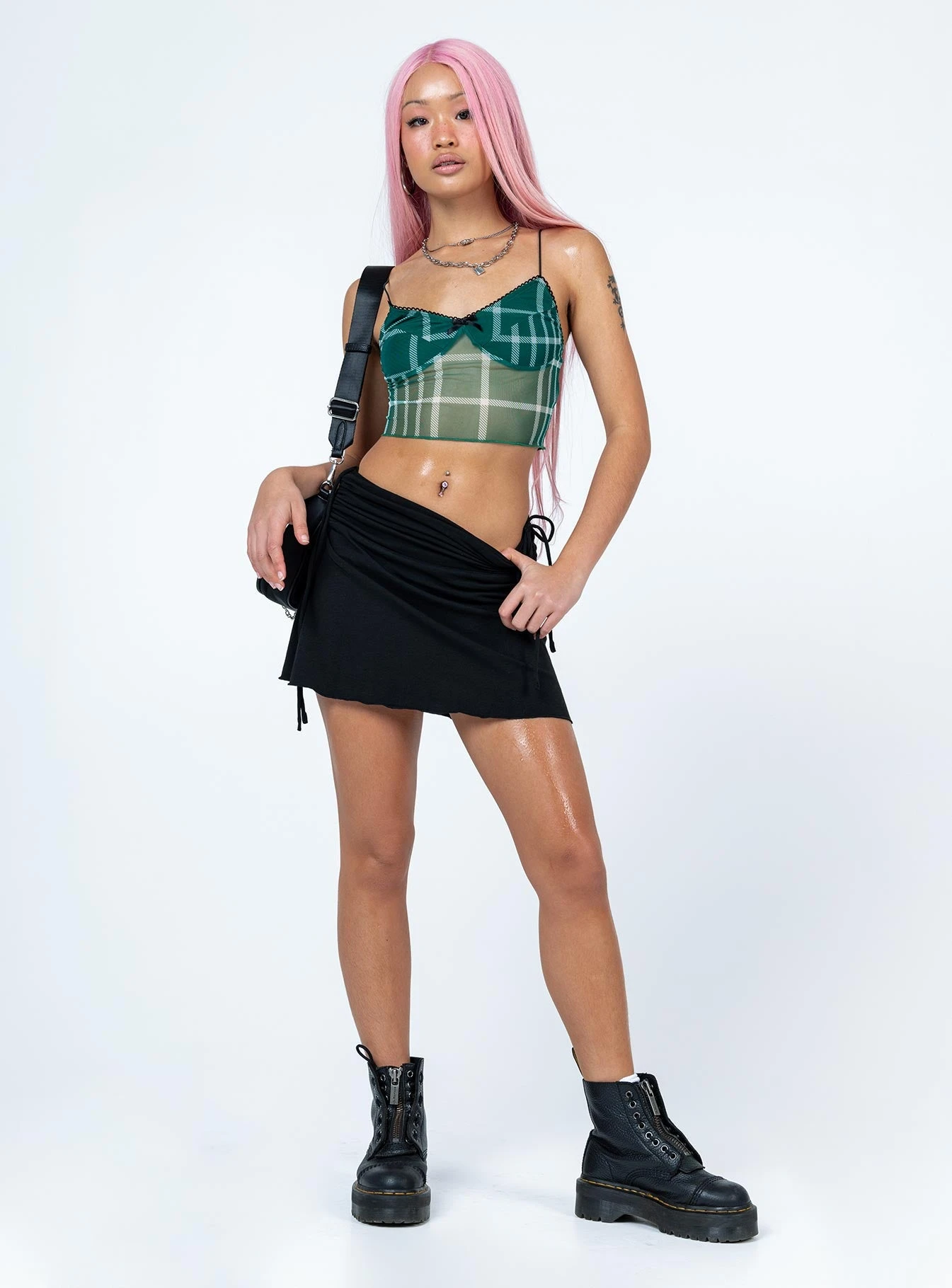 Princess Polly Glenwood Top Green 2 Princess Polly Glenwood Top Green - Image 2