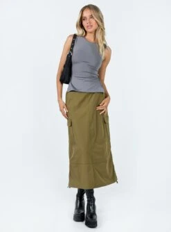 Princess Polly Uzo Top Grey -Princess Polly Shop 2 modelinfo elly us2 1ababbef 7e35 4ecf 9234 dfb24f68e026