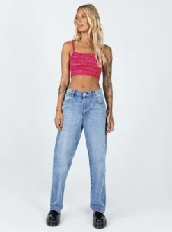 Princess Polly Briggs Top Pink -Princess Polly Shop 2 modelinfo emma leigh us4 5eb5850f 0edb 4233 a660 2ad95a610ba8