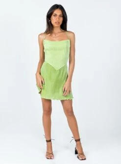 Princess Polly Serenada Mini Skirt Green 7 Princess Polly Serenada Mini Skirt Green -Princess Polly Shop 2 modelinfo jess us2 78e50968 93f3 4601 b58e 0044e3e1af89