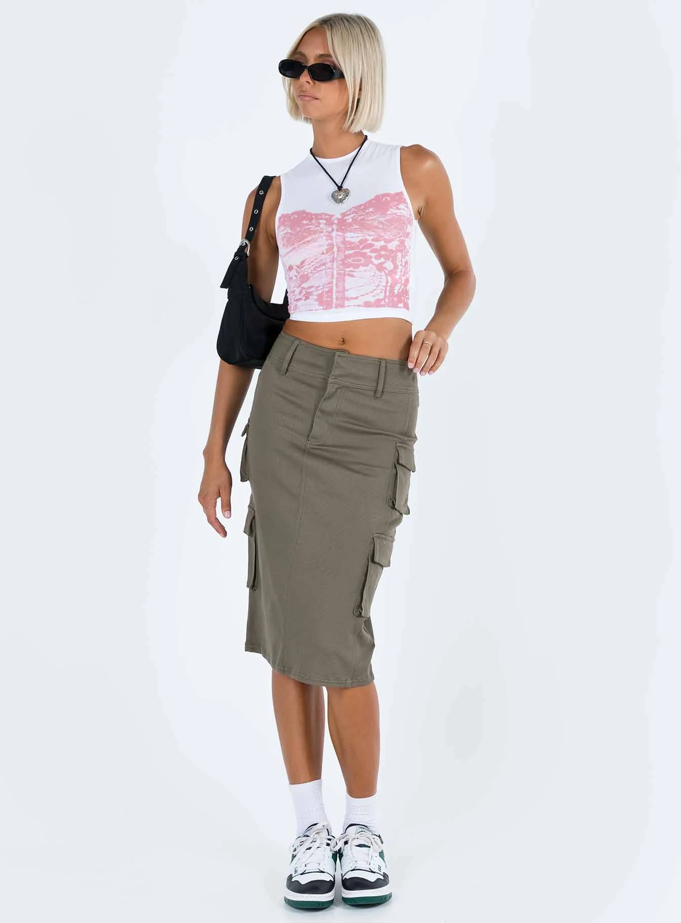 Motel Monlo Top White / Pink 3 Motel Monlo Top White / Pink - Image 3