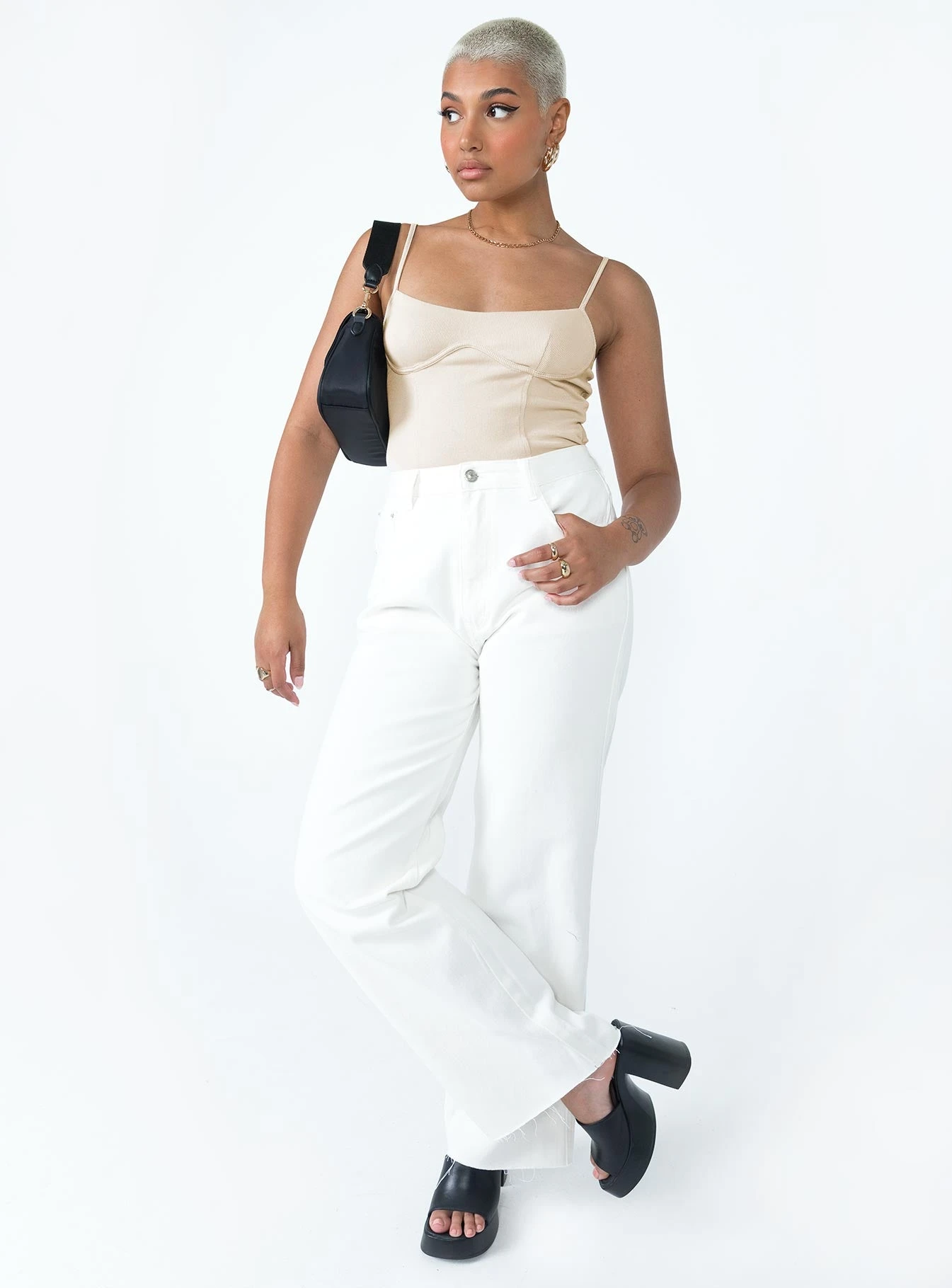 Benjamin Bodysuit Beige 2 Benjamin Bodysuit Beige - Image 2