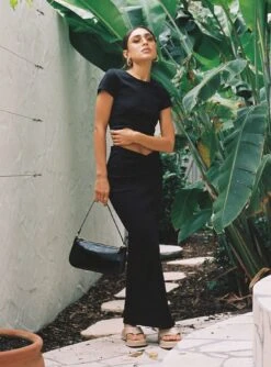 Abigail Midi Skirt Black Tall -Princess Polly Shop 2 0134e90a e5f1 4563 9f47 3ccc49b1daf2