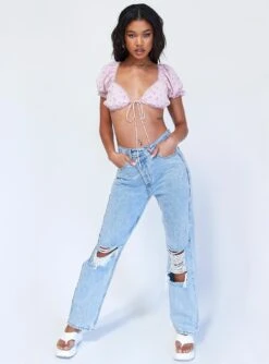 Princess Polly Larson Top Pink -Princess Polly Shop 2 975728f2 8559 4ab4 873e 704bbae7e000