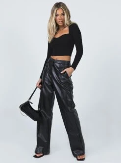 Princess Polly Alima Long Sleeve Top Black 7 Princess Polly Alima Long Sleeve Top Black -Princess Polly Shop 2 eb7d32bf 1001 439e a50d bdc472395ca4