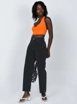 Princess Polly Cayley Top Orange -Princess Polly Shop 2 ee584b19 adf7 4926 8d7c 31a869758417