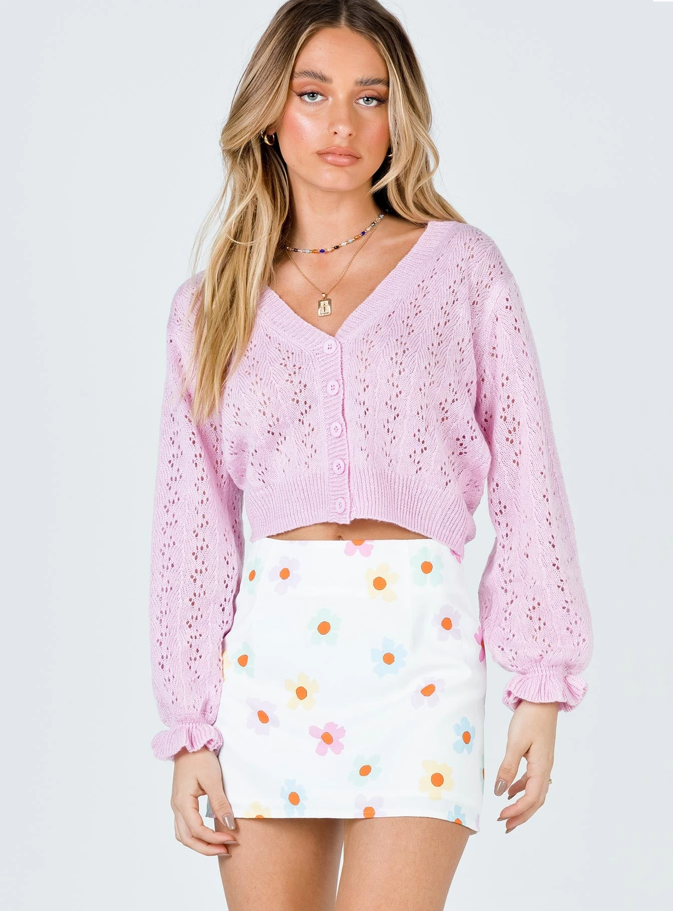 Princess Polly Mishka Mini Skirt White 3 Princess Polly Mishka Mini Skirt White - Image 3