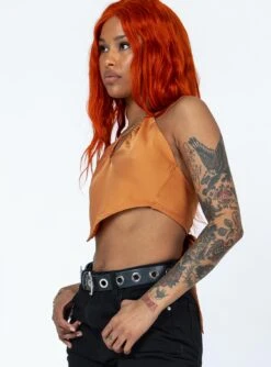 Princess Polly Odilia Top Orange -Princess Polly Shop 3 modelinfo Chlo us4 7b3336a4 c406 4be2 a895 ca7738d5ec7e