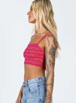 Princess Polly Briggs Top Pink -Princess Polly Shop 3 modelinfo emma leigh us4 c39e2d0e fadc 4c1e 91c8 2e724488fa99