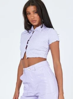 Princess Polly Imani Top Lilac -Princess Polly Shop 3 modelinfo kiele US2 c4a8374a 5c0f 4aef 8d2b 4a830cde1218