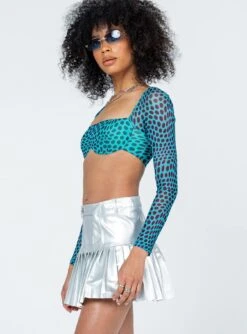 Princess Polly Cyan PU Mini Skirt Grey -Princess Polly Shop 3 modelinfo lindsay us2 afd4742f 4fc6 425b 9f9f 859b344410a4