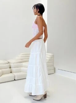 Princess Polly Garden Party Maxi Skirt White -Princess Polly Shop 3 modelinfo millicent us2 3b843c91 580b 466c 9297 5c824b891439