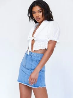 Princess Polly Tommi Denim Mini Skirt -Princess Polly Shop 3 0abebc2b 34df 420d b3f4 e2e79f163eca