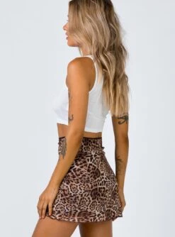 Princess Polly Vinay Mini Skirt Leopard 13 Princess Polly Vinay Mini Skirt Leopard -Princess Polly Shop 3 149 282