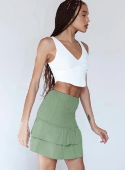 Princess Polly Lillie Mini Skirt Green -Princess Polly Shop 3 1c1169d9 007e 43df 87aa 5889c2b123bd