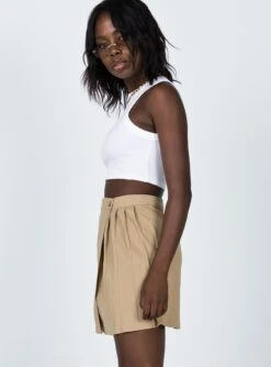 Princess Polly Fade Mini Skirt Beige -Princess Polly Shop 3 3ed94577 ce2a 4f6f acb0 fbfa9e92e67e