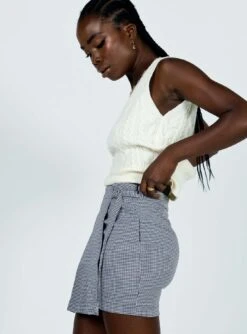 Princess Polly St Trinians Mini Skirt Black / White -Princess Polly Shop 3 4a47370a 1d66 4a82 a1e5 fe596892b7be