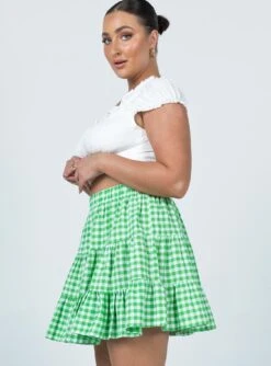 Princess Polly Marlie Mini Skirt Green -Princess Polly Shop 3 52dff1f1 72e2 45f2 a1bd 46a4228ca82f